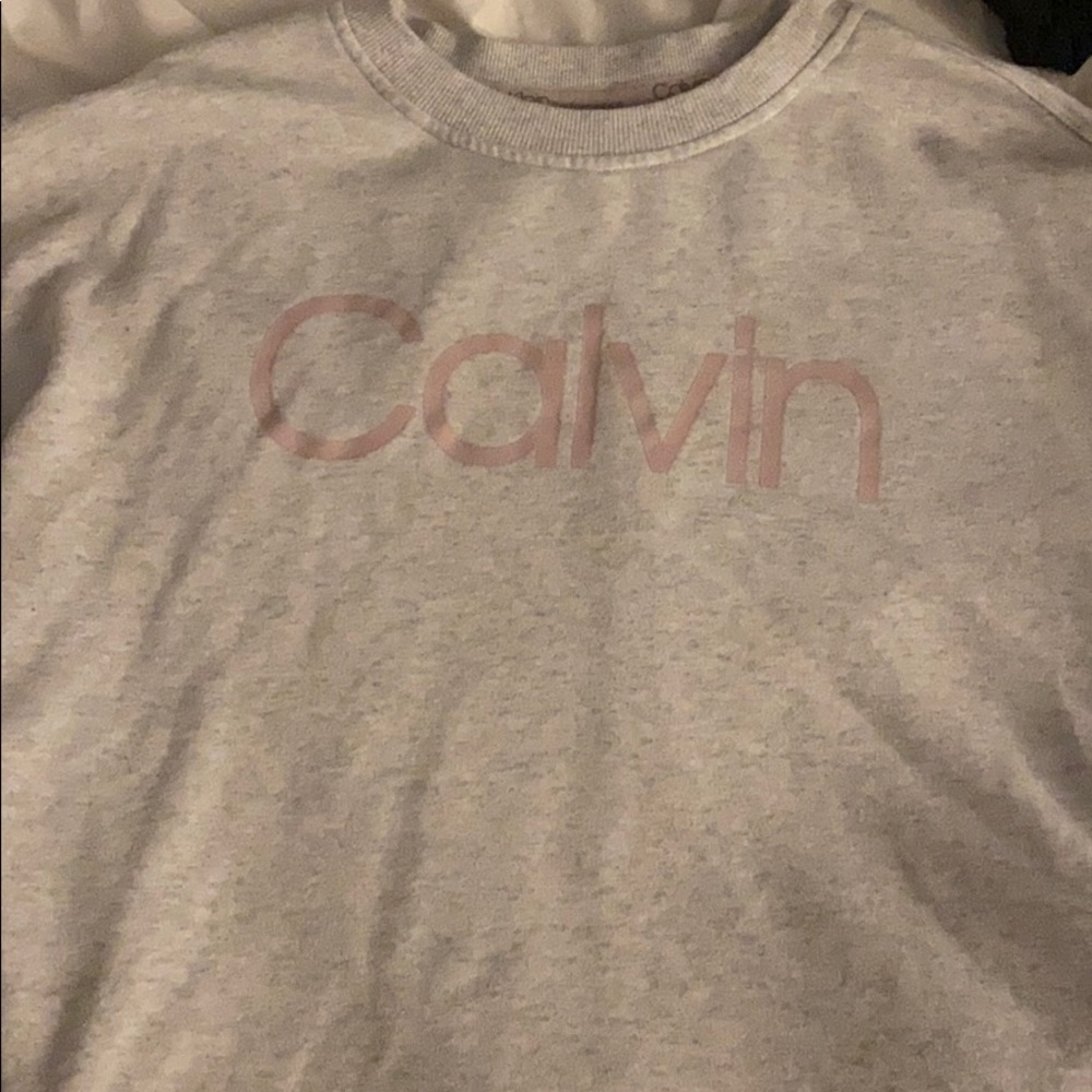 Calvin Klein gray crewneck